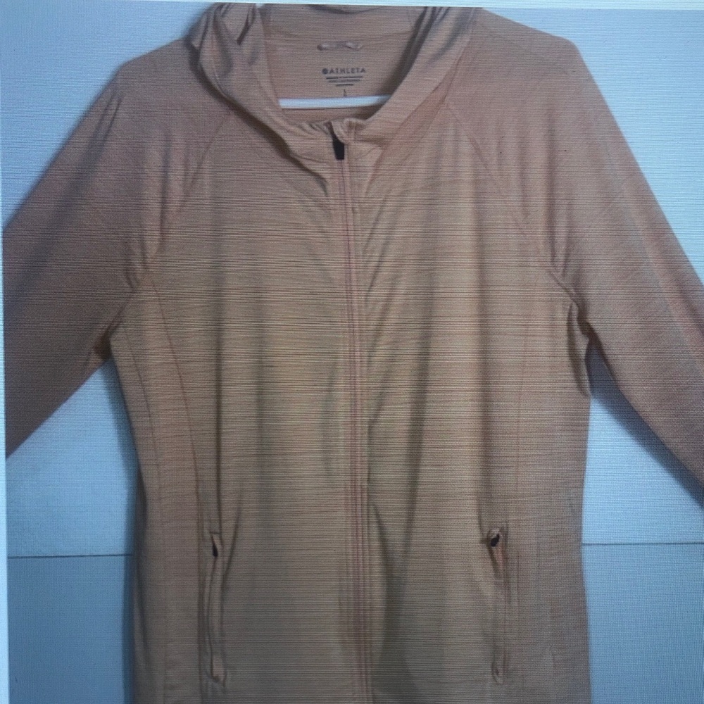 Athleta Light Coral Hooded Jacket